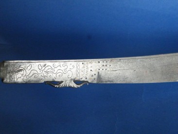 #1063  Antique Dayak Sword from Borneo, circa 1880-1910  **Sold**  to the Netherlands June 2015 售至荷兰 - 2015年 6