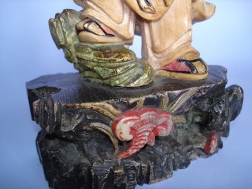 #0111 19th Century Chinese Soapstone Carving Shou Xing **Sold** November 2008 已售出 - 2008年11月