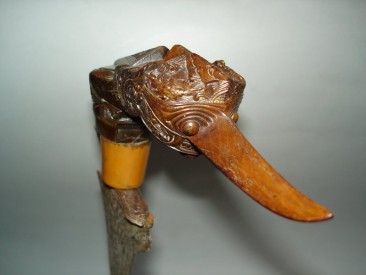 #0169  Malayan "Kingfisher" Kris with Pamir Blade , 19th/20th Century **Sold** to Malaysia