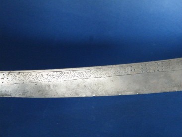 #1063  Antique Dayak Sword from Borneo, circa 1880-1910  **Sold**  to the Netherlands June 2015 售至荷兰 - 2015年 6