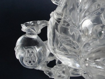 #0106 18th Century Chinese Rock Crystal Sculpture **Sold** 售至中国  to China