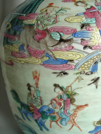 #0197  Large Chinese Falangcai Vase - Daoguang Reign (1821-1850) **Sold** through our Liverpool shop - September 2012 利物浦店内售出 - 2012年9月