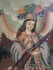 #1662  17th / 18th Century Style Oil on Canvas - Arquebusier Angel, circa1990s **Sold**  August 2018