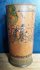 #1764 Important Documentary Dutch P.O.W. Painted Bamboo Pot, dated July 1943