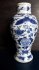 #1620 Blue & White Chinese Export Vase, late 19th/20th Century  **Sold 2022****