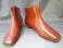 #0125 Rare Pair of Plum Coloured 1960s Mary Quant Designed " Quant Afoot" Ankle Boots - Unused **SOLD** to USA