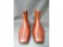 #0125 Rare Pair of Plum Coloured 1960s Mary Quant Designed " Quant Afoot" Ankle Boots - Unused **SOLD** to USA