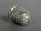 #0940 Victorian Leather Cased Sterling Silver Thimble, Chester 1892 **SOLD**