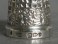 #0940 Victorian Leather Cased Sterling Silver Thimble, Chester 1892 **SOLD**