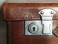 #1015 Attache Style Small Leather Suitcase, circa 1925 - 1950 **SOLD**