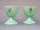 #1761 Pair of 1940s / 1950s Plastic Egg Cups, probably Beetleware    **SOLD**