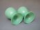#1761 Pair of 1940s / 1950s Plastic Egg Cups, probably Beetleware    **SOLD**