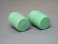 #1784 Green Plastic Salt and Pepper, probably Beetleware 1940s