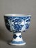 #1783 Fine and Rare Kangxi Blue & White Chinese Porcelain Stem Wine Cup, circa 1690 to 1710 **SOLD**  April 2021