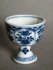 #1783 Fine and Rare Kangxi Blue & White Chinese Porcelain Stem Wine Cup, circa 1690 to 1710 **SOLD**  April 2021