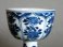 #1783 Fine and Rare Kangxi Blue & White Chinese Porcelain Stem Wine Cup, circa 1690 to 1710 **SOLD**  April 2021