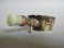 #1778  Small Chinese Export Brass & Nephrite Jade Silk / Lace Iron, circa 1900-1920
