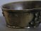 #1778  Small Chinese Export Brass & Nephrite Jade Silk / Lace Iron, circa 1900-1920