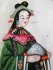 #1779 Framed Chinese Export Portrait of a Lady from Guangdong Province - 19th Century **On Hold - Sale Pending**