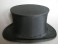 #1228 Victorian Black Silk Collapsible Top Hat (Opera Hat), circa 1890s **SOLD**