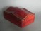 #1168 Gold Tooled Red Morocco Leather Jewellery Box, circa 1920 -1940 **SOLD**