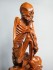 #0009   18th Century Chinese Boxwood Figure 'Damo'  -  Sold to China - April 2012 售至中国 - 2012 年4月