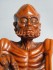 #0009   18th Century Chinese Boxwood Figure 'Damo'  -  Sold to China - April 2012 售至中国 - 2012 年4月