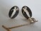 #1672  Rare Stratton Golfing Cuff Link & Tie Tack Set, circa 1960s - 1970s  **Sold**