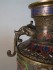 #1630 Rare Bronze Vase with Iznik Style Decoration from Japan, circa 1890 - 1910