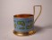 #1598  Cloisonne Enamel Soviet Russian Tea Glass Holder