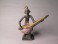 #1509 Early or Mid 20th Century West African Cast Aluminium Figure of a Masquerade Musician, circa 1920 - 1960 **SOLD** December 2017