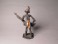 #1509 Early or Mid 20th Century West African Cast Aluminium Figure of a Masquerade Musician, circa 1920 - 1960 **SOLD** December 2017
