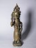 #1542  Benin Bronze Guardian Figure from Nigeria, circa 1920-1960  **SOLD** July 2018