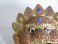 #1744  Himalayan "Jewelled" Mask Ashtray from Tibet or Nepal, circa 1920-1960  **SOLD**  January  2019