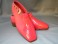 #0102 Rare Pair of Red 1960s Mary Quant Designed " Quant Afoot" Ankle Boots - Unused   **Sold** to New York - March 2014 售至纽约 - 2014年3月