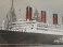 #1759  Framed Photograph R.M.S. Aquitania Liverpool, circa 1939  **Sold** May 2019