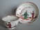 #1618  Liverpool Porcelain (Shaws Brow) Tea Bowl and Saucer, circa 1790