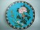 #0161  Japanese Cloisonne Enamel Plaque - Meiji Period (1868-1911)  **Sold**  to USA