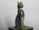 #1401 Rare Ancient Egyptian Bronze Cat, Late Period (664 - 332 BC)**Sold** to France - July 2015/售至法国 - 2015.7