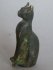 #1401 Rare Ancient Egyptian Bronze Cat, Late Period (664 - 332 BC)**Sold** to France - July 2015/售至法国 - 2015.7