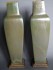 #0403 Signed Pair of Art Nouveau Rambervillers Lustre Vases with Gilt Bronze Stands, circa 1905-1910   450