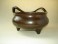 #0182 17th Century Bronze Chinese Censer and Stand  **Sold** to USA - January 2010 售至美国 - 2010年1月