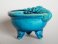 #1616  Rare 18th Century Turquoise Glazed Bat Form Censer -  Price on Request 售价待询