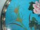 #0161  Japanese Cloisonne Enamel Plaque - Meiji Period (1868-1911)  **Sold**  to USA