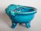 #1616  Rare 18th Century Turquoise Glazed Bat Form Censer -  Price on Request 售价待询