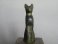 #1401 Rare Ancient Egyptian Bronze Cat, Late Period (664 - 332 BC)**Sold** to France - July 2015/售至法国 - 2015.7