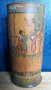 #1764 Important Documentary Dutch P.O.W. Painted Bamboo Pot, dated July 1943