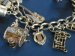 #0820 Silver Charm Bracelet - Music Themed - 24 Charms - circa 1965 **SOLD**