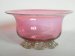 #1676  Victorian  Vaseline Glass Bowl, circa 1880 - 1900