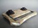 #1678   Mother of Pearl Deskstand & Penrest, circa 1890-1910  **Sold**